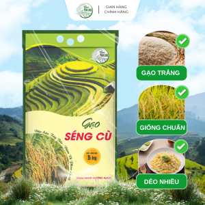 Gạo Séng Cù 5kg Dẻo Ngon Ngọt Cơm - Chính Hãng Gạo Phúc Lành