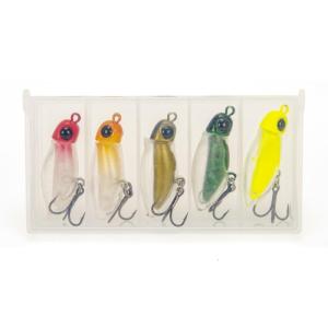 5 cái mồi câu cá với lưỡi câu 3 móc swimbait mồi giả nhân tạo cho cá hồi nổi côn trùng Mồi Câu Cá bả