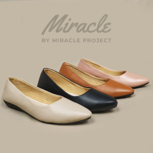 Cyra Series 01 - Flat Shoes Sepatu Kerja Wanita Sol Karet size 36-41