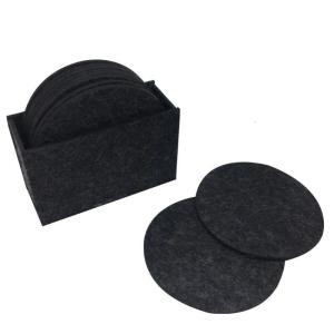 10 Pack Felt Material Coaster Set Insulation Coasters Non-slip Mats Cup Coaster Mat Cup Pad Thickened Coasters for Table