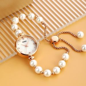 Jam Tangan Wanita Analog SKMEI 1983 WHITE Water Resis 30m