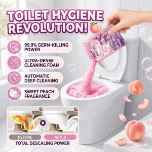 Beli 1 Percuma 2 Toilet Fragrance Bubble Powder Bathroom Freshener Household Deodorizing Cleaning/Effective Odor Removal/Deep Clean/Safe Formula Hygiene Solution/For Home Use