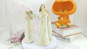 Angeled bức tượng bức tượng nhựa craftsmanships nhà Đồ trang trí cho Giáng sinh sinh nhật housewarlings Đảng