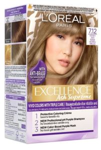 🌈LOreal Loreal Paris Excellence Ash Supreme Hair Dye - 7.12 Honey Ash