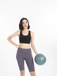ALO- ฤดูร้อนใหม่ กางเกงขาสั้นฟิตเนสเอวสูงสำหรับผู้หญิง กางเกงขาสั้นห้าจุดที่สบายแทบไม่เห็น กางเกงโยคะเซ็กซี่รัดรูป ข้ามพรมแดน  Al0-yoga