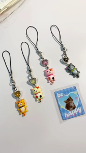 Unique Cat Keychain Cute Resin Designs Fashionable Bag Charm Resin Texture for Fashion Lovers and Animal Enthusiasts