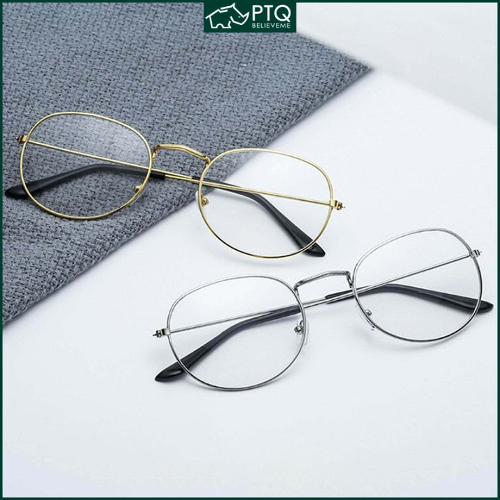Vintage Round Reading Glasses Metal Frame Glasses Optical Glasses