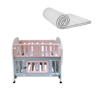 RaaB Family™ Glucklich Series Baby Cot Baby Crib Non toxic Multifunctional Cradle Cot Large Storage Space