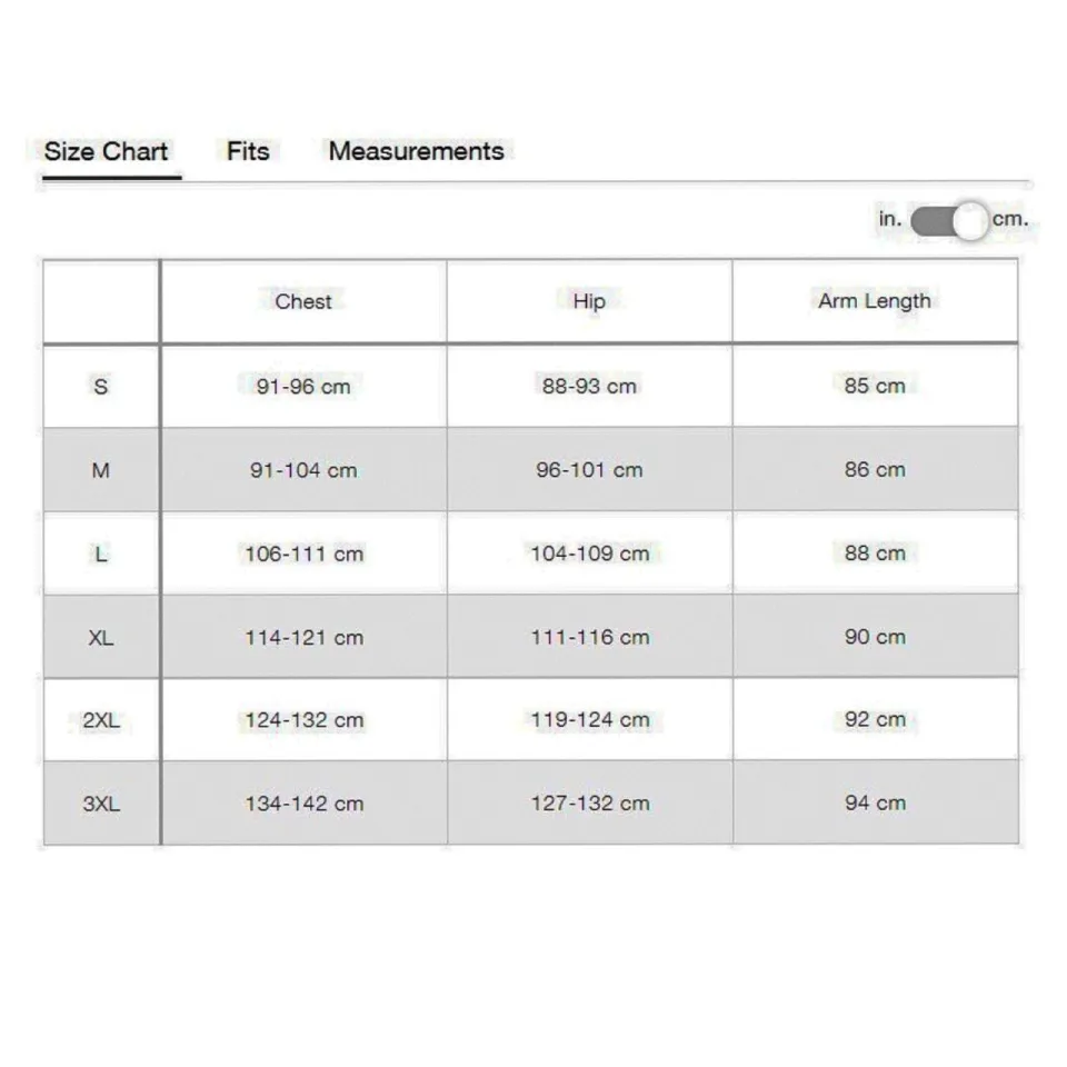 The north face uk cheap size guide