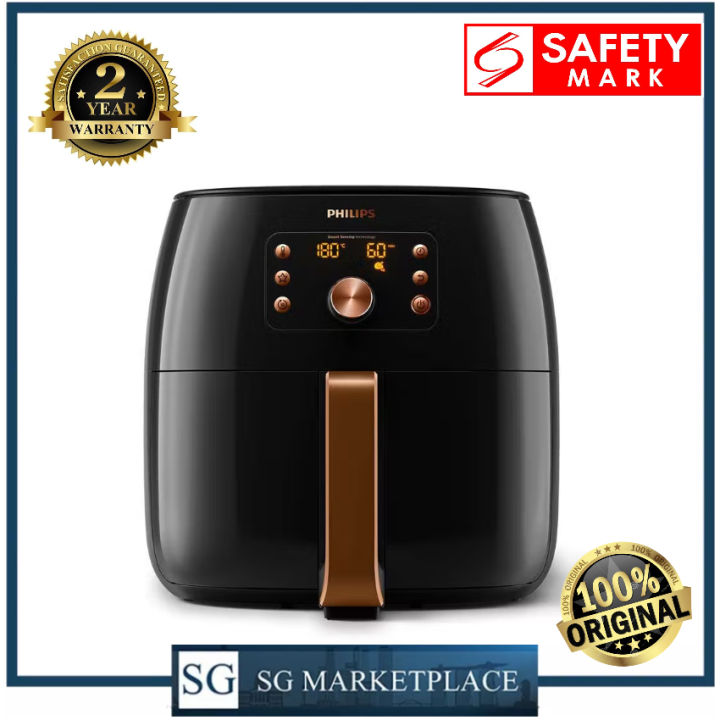 Philips HD9860 XXL Smart Air Fryer. New Premium Model. 1.4 kg Basket ...