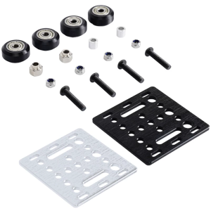 Low Vibration Aluminum V Grooves Pulley Set for Stable Motion Control in Customizable 3D Printer Assembly Projects