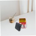 Japanese Style Loose Leaf Tea Storage Tin Miniature Coffee Storage Canister Metal Airtight Tea Container Portable Tea Organizer for Tea Bags and Loose Tea. 