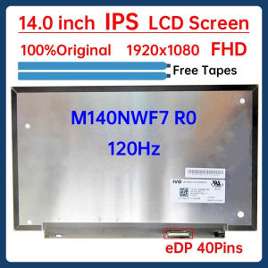 14" 120Hz Laptop LCD Screen M140NVF7 R0 For HP EliteBook 840 G5 Display Matrix Panel Replacement 1920x1080 eDP 40 Pins Non-Touch