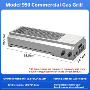 Stainless Steel Gas Grill Commercial eless BBQ Griller Outdoor Heavy Duty