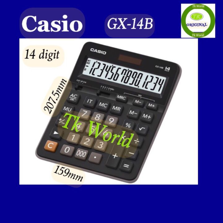 Casio GX-14B 14 digit desktop calculator | Lazada