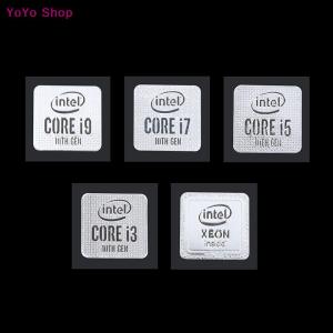 💕 YoYo Shop 💕 10th Generation Intel Core i9 i7 i5 i3 CPU Metal Sticker Laptop Logo Sticker