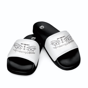 Sandal Slop Pria Wanita Terbaru Sendal Slide Slip On Motif Samurai Casual Dewasa Selop Distro Kekinian 37-43
