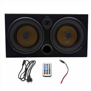 Bluetooth HI-FI Bass Power Amplifier speaker with remote control with USB port TF port Great for AutomotiveSmart phonesMusic Movies Multimedia PCs Tv Laptops and Gaming Systems
