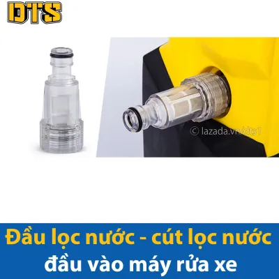 Đầu lọc nước - cút lọc nước đầu vào máy rửa xe áp lực cao máy xịt rửa cao áp máy rửa xe gia đình