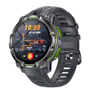 Rainbuvvy KC108 Military Grade 1200mAh Battery Smart Watch IPX8 Waterproof GPS Compass Altimeter Call AMOLED Men Swim Sports Smartwatch