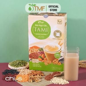 Bột ngũ cốc Tami không đường nảy mầm thuần chay 900gr 50 gói - TÂM MINH FOODS