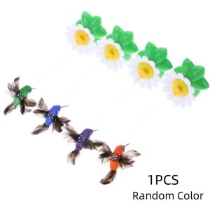 OWMXZL Random Colors Butterfly Cat Toy Electric Shake Cat Teaser Toy Rotating Training Pet Toys Pet