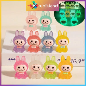 [Set 5 Túi] Túi Mù Labubu Dạ Quang Phát Sáng Size To 4.5cm Giá Rẻ Nhân Phẩm Quà Tặng Học Sinh Charm