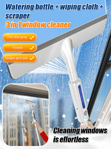 อุปกรณ์ทำความสะอาด ไม้ปาดน้ำ การทำความสะอาดหน้าต่าง คนทำความสะอาดกระจก การทำความสะอาดประสิทธิภาพสูง