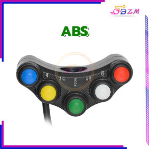 สวิตแฮน F7 /สวิทซ์แฮน/ สวิต F7/ สวิทF7 แข็งแรงทนทาน ทนต่อการชนกันและตอบสนองได้ดี ปุ่มฟังก์ชั่นหลายปุ่ม ใช้งานง่ายและติดตั้งง่าย ลักษณะที่ปรากฏมีพื้นผิวและพราวมากขึ้น（1 ชิ้น）