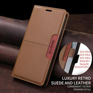 Flip Leather Wallet Case for Samsung Galaxy S25 Ultra S24 S23 FE S22 A16 A56 A36 A26 Magnetic Book Card Solt Bag Phone Cover