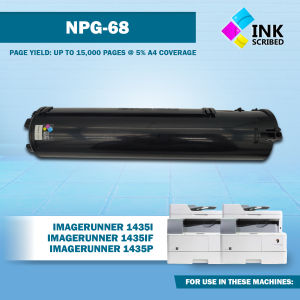 INKSCRIBED NPG68 GPR54 C-EXV50 Toner Cartridge Compatible for Canon IR-1435 IR1435I 1435IF 1435P