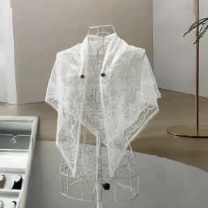 Tinh tế mantilla Mạng Che Mặt viền ren khăn choàng cho phụ nữ mantilla khăn choàng in hoa tiệc cưới mũ nón trang phục cô dâu phụ kiện