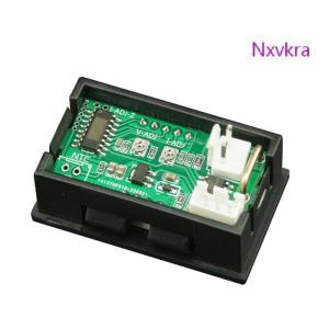 Nxvkra DC 0-100V 10A Digital Voltmeter Ammeter Dual Display Voltage Detector Current Meter Panel Amp Volt Gauge 0.28&quot Red Blue LED