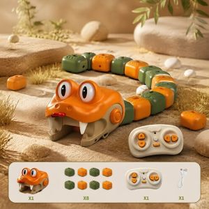 MODAQUICK Rechargeable RC Snake Car Toy Interactive Battle Game For Kids