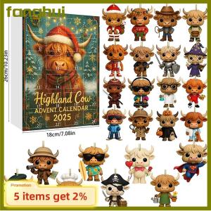 fanghui 24 Days Capybara Advent Calendar Cute Capybara Christmas Ornaments Countdown Calendars Christmas Tree Pendant Surprises Gifts