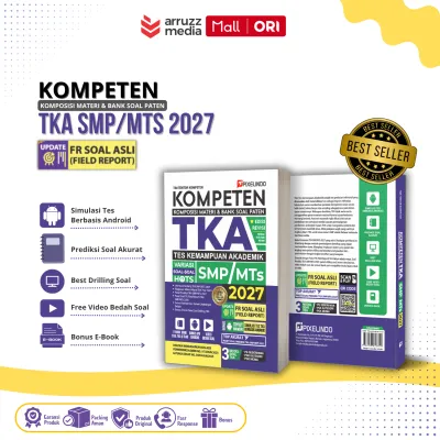 Arruzzmediastore Kompeten Tes Kompetensi Akademik TKA SMP MTs 2027 Buku Ujian Nasional dan Sekolah