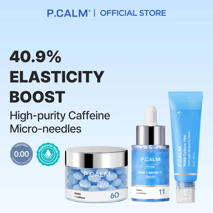 [P.CALM] [PDRN Intensive Set] PDRN Blue Capsule 11 Serum 30ml + PDRN ...