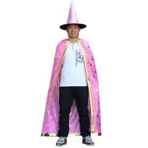 Anakkid---Halloween five-star cloak/childrens female magician cloak/cosplay dance performance costume suit