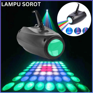 PENGIRIMAN CEPAT TaffLED Lampu Sorot LED Spotlight EU Plug 240V 10W L18RG / lampu sorot panggung bergerak dmx / lampu panggung sensor musik warna warni lighting dangdut / lampu disko kelap kelip putar sensor suara musik tembak buat panggung