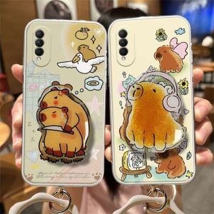 SH Expandable Mobile Phone Holder Capybara Foldable Cell Phone Holder Capybara Mobile Phone Holder Cartoon Phone Airbag Stand Office