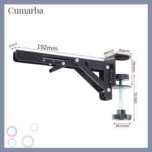 [Cumarba] L-shaped Foldable Desktop Bracket Heavy-duty Punch-free Space-saving Desktop Extension Plate Rack Hardware Accessories