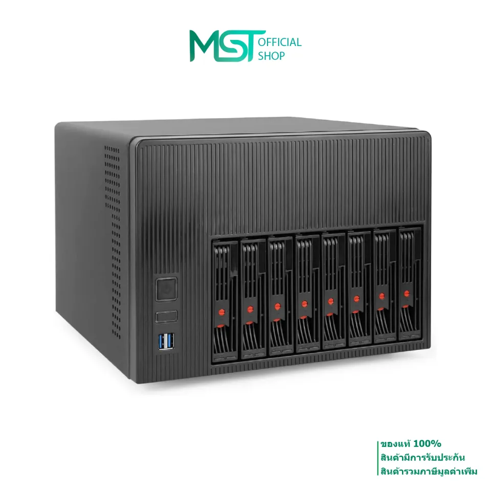 NAS case Mini-ITX Micro-ATX Bays Hot swap เคสจัดเก็บข้อมูลขนาด