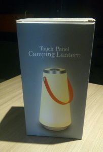 High Quality Rechargeable Touch Panel Camping Light.
