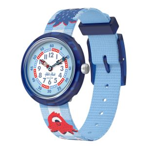 Flik Flak Fear Me Not! (FBNP251) Blue RECYCLED PET Kids Watch