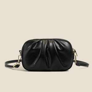 Shell Bag Crossbody Leather Multi Compartment/Adjustable Strap/Trendy Compact Design For Women/Daily Work Casual/Travel Organizer