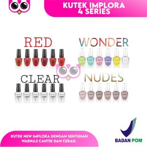 KUTEK IMPLORA MINIM 6 / NAIL POLISH / KITEK / CAT KUKU HARGA PER PCS