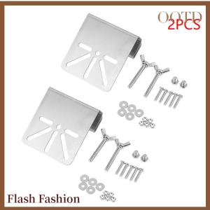 [Falsh F] Camera Surveillanc Metal Gutter Mount Bracket For Eufy SoloCam S340E30 Secure Your Solar Camera Gutter Mount