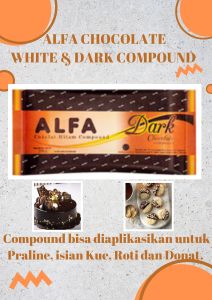 ALFA chocolate dark compound 500 gram