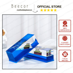 Thuyền Decor Taplo Ô Tô Thuyền Decor Bàn Máy Tính Mô Hình Thuyền Thuận Buồm Xuôi Gió Không Bao Giờ Chìm