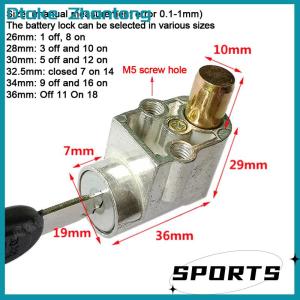 Dtake Electric Bicycle E-bike Electric Vehicle Battery Box Lock Front Lock Big Head Lock Electric Vehicle Anti-theft Lock Battery Lock